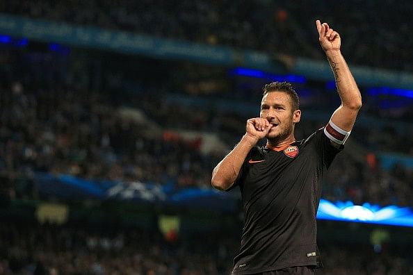 Francesco Totti oldest Champions League goalscorer